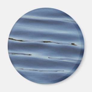 Blue vatten mönster magnet