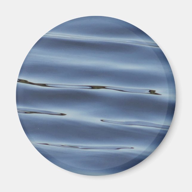 Blue vatten mönster magnet (Framsidan)