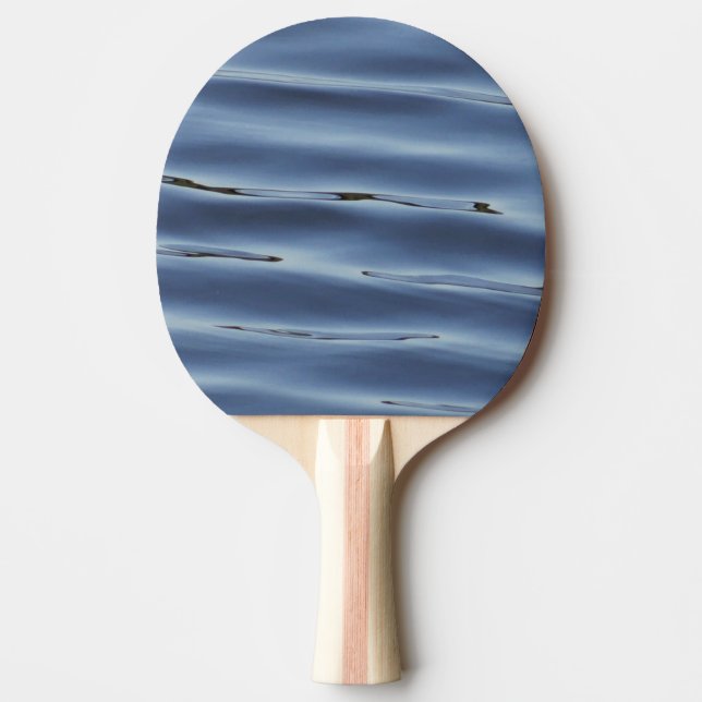 Blue vatten mönster pingisracket (Framsidan)