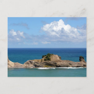 Blue Vatten Off Laborie, St. Lucia Vykort