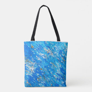 Blue Vatten Shopping bag Tygkasse
