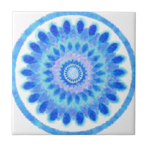 Blue Vatten Wheel Kakelplatta