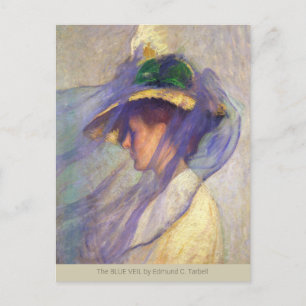Blue Veil Edmund C Tarbell CC0669 Impressionism Vykort
