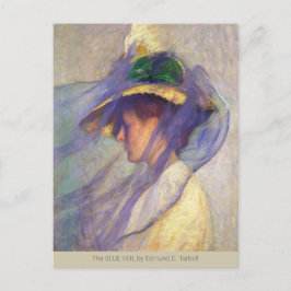 Blue Veil Edmund C Tarbell CC0669 Impressionism Vykort