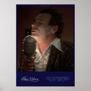 BLUE VELVET-anpassningsbar Poster