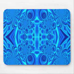 Blue Vibrant Struktur Mousepad Musmatta