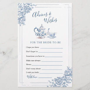 Blue Victorian Garden Möhippa Tea Advice och Önske