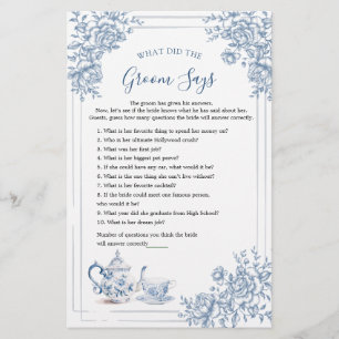 Blue Victorian Garden Möhippa Tea What Groom Says