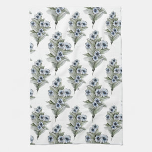 Blue Vinca Kitchen eller Tea Towel Kökshandduk