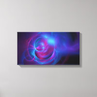 Blue Violet and Rosa Cosmic Swirly fractal