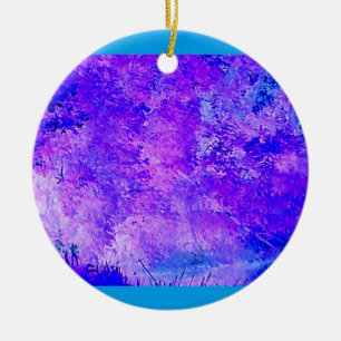 Blue Violet Serenity Julgransprydnad Keramik