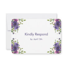 Blue Violet Vild Ro Bröllop