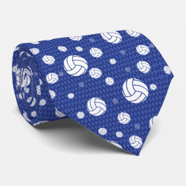 Blue Volleyball Chevron Patterned Slips