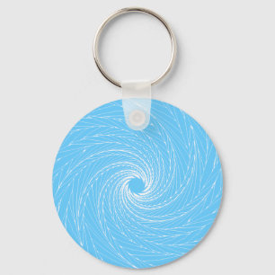 Blue Vortex Nyckelring