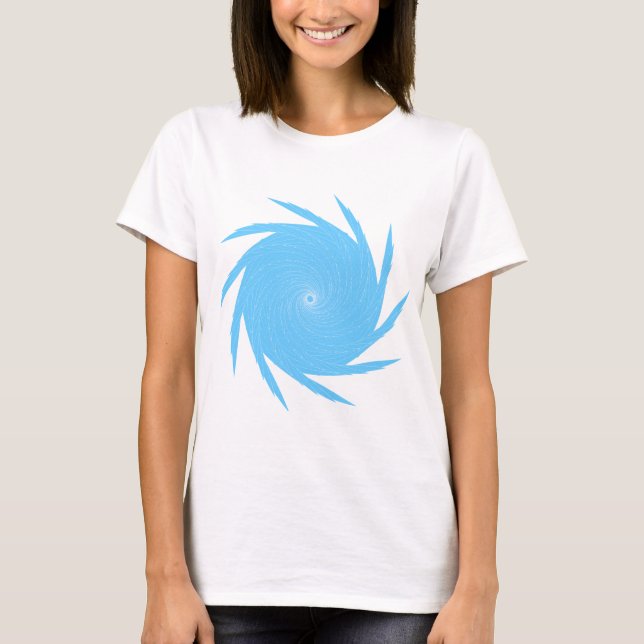 Blue Vortex T Shirt (Framsida)