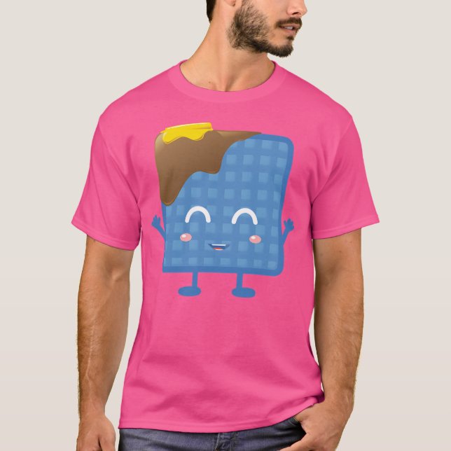 Blue Waffle T Shirt (Framsida)