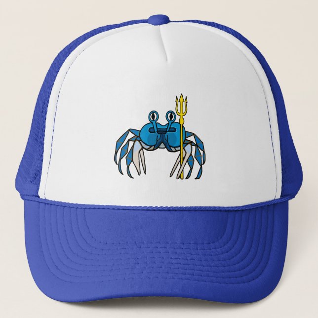 Blue Warrior Crab Keps (Framsida)