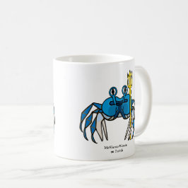 Blue Warrior Crab, MeWarriorWoman på Twitch Kaffemugg