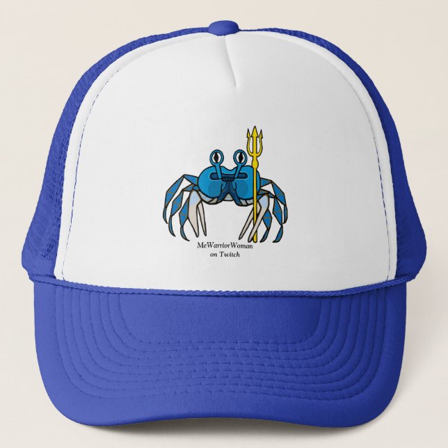 Blue Warrior Crab, MeWarriorWoman på Twitch Keps (Framsida)