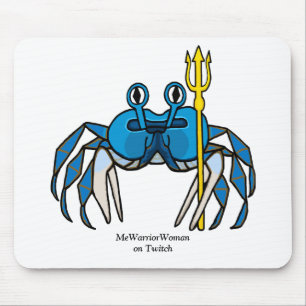 Blue Warrior Crab, MeWarriorWoman på Twitch Musmatta