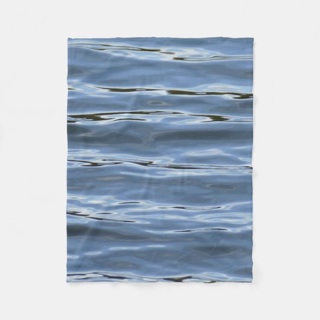 Blue water blanket, wet blanket fleecefilt (Framsidan)