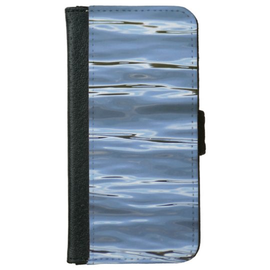 Blue water waves iPhone 6/6s plånboksfodral