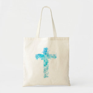 Blue Watercolor Christian Kor Baptism Tygkasse