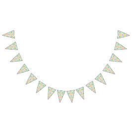 Blue Watercolor Dinosaur Birthday Baby Shower Vimplar