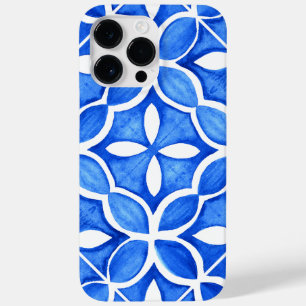 Blue Watercolor Tuscan Italy Tile