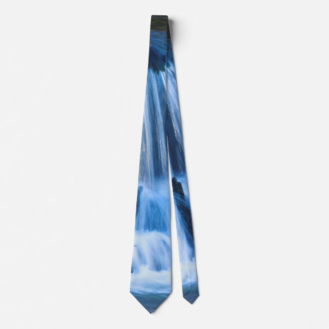 Blue Waterfall Neck Tie Slips (Framsida)