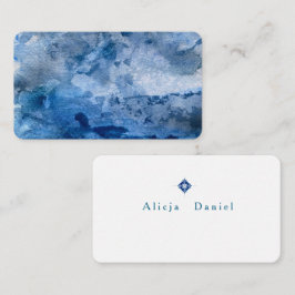 Blue Wave Card. Anteckningskort