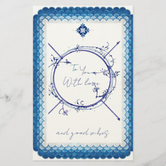 Blue Wave Card Brevpapper