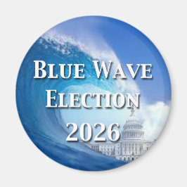 Blue Wave Election 2026 Magnet