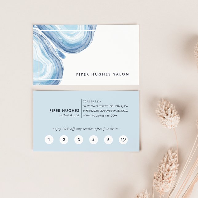 Blue Wave Geode | Förmåner Lojalitetskort (Skapare uppladdad)