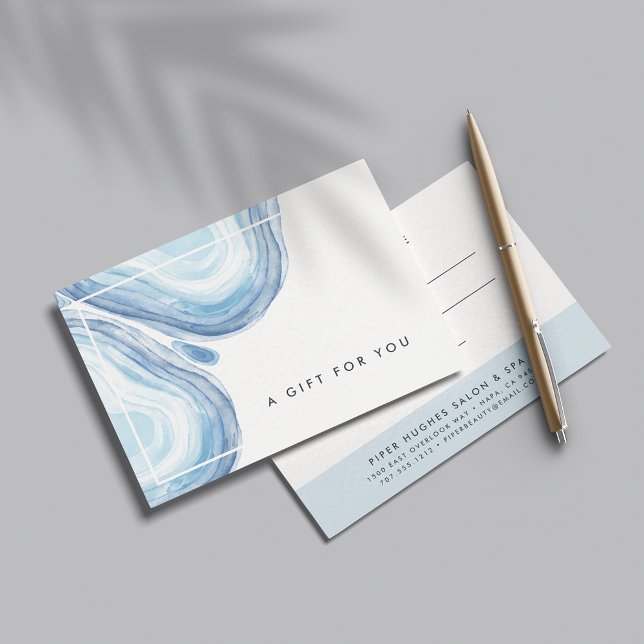 Blue Wave Geode | Intyg om gåva (Skapare uppladdad)