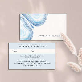 Blue Wave Geode | Uppsägningskort Tidsbeställning Kort