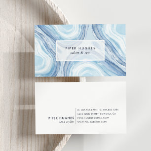 Blue Wave Geode Visitkort