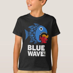 Blue Wave Kamala Funny Big Fish Eat Little Fish Tr T Shirt