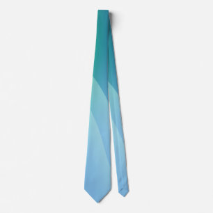 Blue Wave Neck Tie Slips