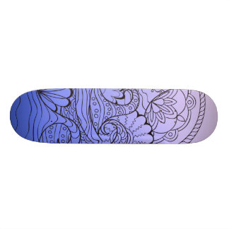 blue waves skateboard bräda 20,5 cm