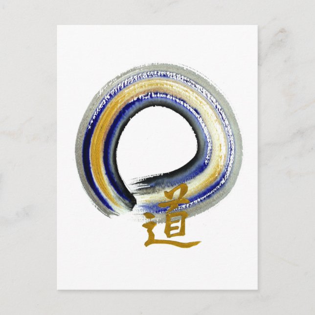 Blue Way, Zen Enso Vykort (Framsida)