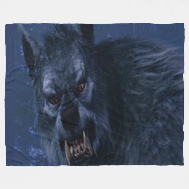 BLUE WEREWOLF FLEECEFILT (Framsidan (Horisontell))