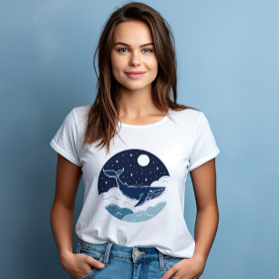 Blue Whale Dream T Shirt