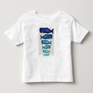 Blue Whale Family T Shirt
