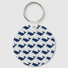 Blue Whale, Nautical Nyckelring