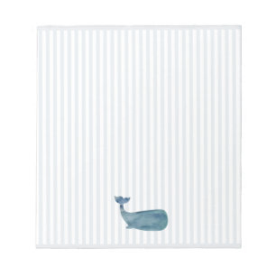 Blue Whale Nautical Rand Anteckningsblock