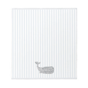 Blue Whale Nautical Rand Anteckningsblock