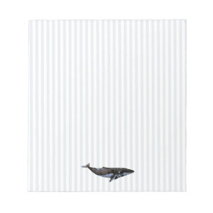 Blue Whale Nautical Rand Anteckningsblock