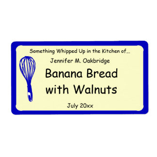 Blue Whisk Personlig Homemade Food Fraktsedel