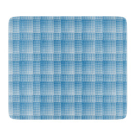 Blue White Checker Abstract Pattern